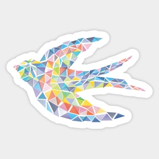 Triangled Swallow Sticker